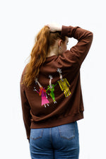 Load image into Gallery viewer, CLASSY GIRAFFES SWEATER
